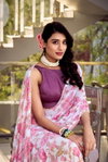 Everly By Ynf7006 Weightless Marbal With Foral Print And Lace Border Saree Wholesale Suppliers In Mumbai